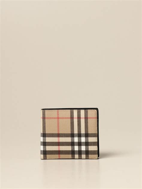 burberry canvas wallet|popular designer wallets in Burberry.